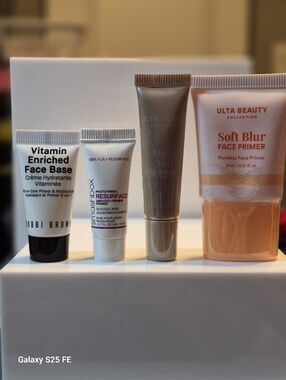 CLEARANCE! 4-Piece Trvl Size Primer Variety Bundle Bobbi Brown Smashbox Ulta New